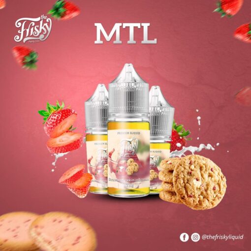 FRISKY STRAWBERRY COOKIES AND CREAM MTL E-LIQUID