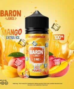 BARON ICE MANGO E-LIQUID 3MG 100ML - بارون بريميوم فيب ليكويد