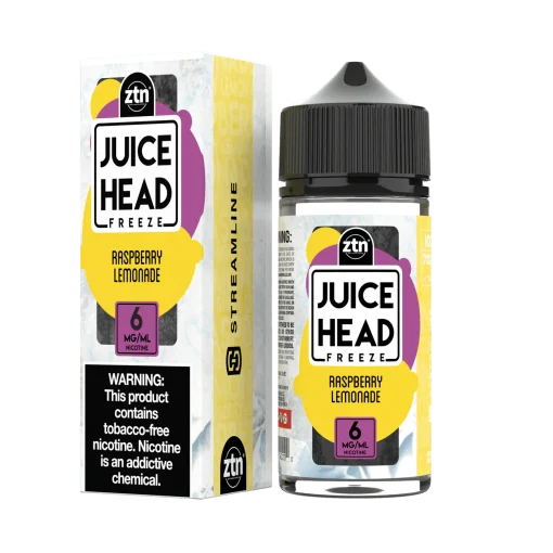 Juice Head FREEZE Raspberry Lemonade ZTN E-liquid 100ml - جوس هيد بريميم ليكويد