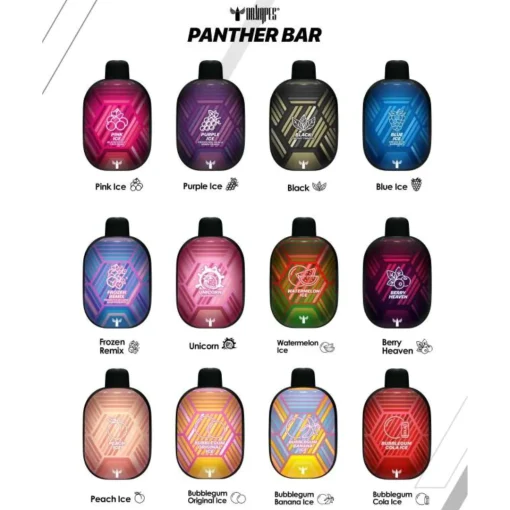 Panther Bar 5500 Puffs by Dr Vapes In Egypt - بانثر بار ديسبوزابل ٥٥٠٠ سحبة