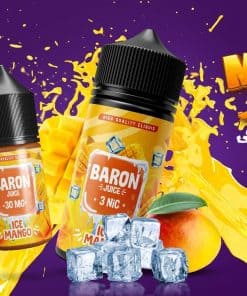 BARON SALT ICE MANGO E-LIQUID - بارون سولت بريميوم فيب ليكويد