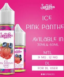 SPRINKLES ICE PINK PANTHER MTL E-LIQUID - سبرنكلز بريميوم ليكويد