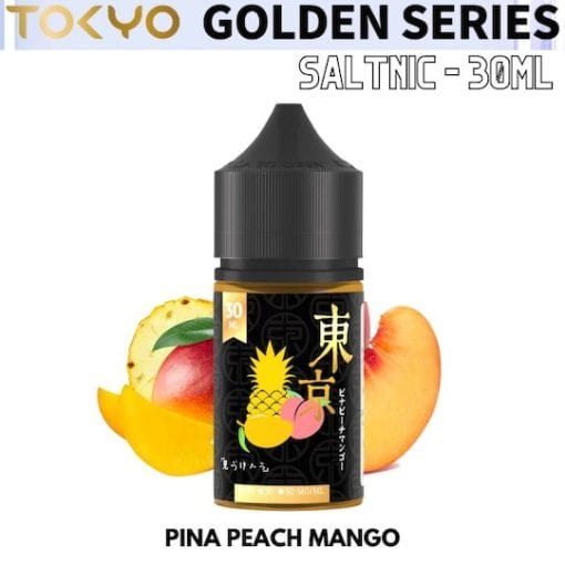 TOKYO PINA PEACH MANGO SALT NIC. BY TOKYO GOLDEN