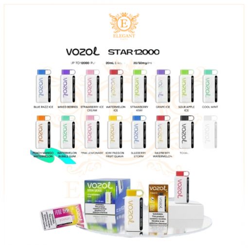 Vozol-Star-20MG-12000 PUFFS-disposable