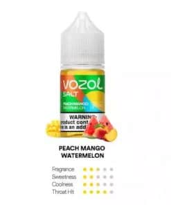 VOZOL-SALT-NIC-ELIQUID-PEACH-MANGO-WATERMELON