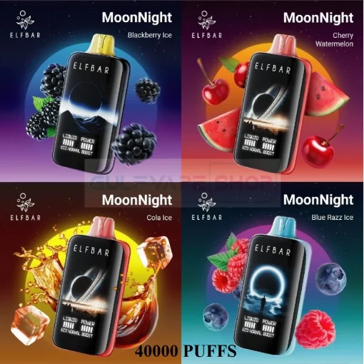 Elfbar MoonNight 40k Puffs 50MG Disposable Pod - الف بار مون نايت ٤٠الف سحبه