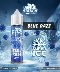 BLUE RAZZ VAPE STATION SUPER ICE 3MG 60ML ELIQUID