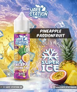 PINEAPPLE PASSIONFRUIT VAPE STATION SUPER ICE 3MG 60ML ELIQUID